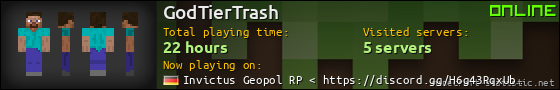 GodTierTrash userbar 560x90