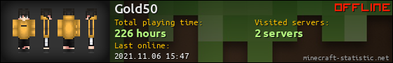 Gold50 userbar 560x90