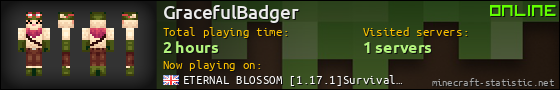 GracefulBadger userbar 560x90