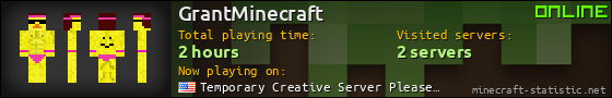 GrantMinecraft userbar 560x90