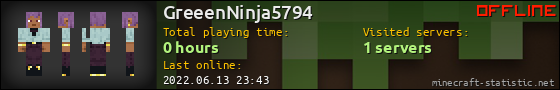 GreeenNinja5794 userbar 560x90