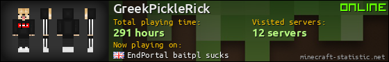 GreekPickleRick userbar 560x90