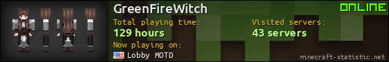 GreenFireWitch userbar 560x90