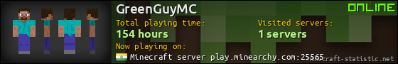 GreenGuyMC userbar 560x90