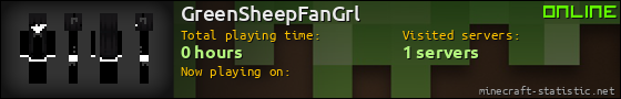 GreenSheepFanGrl userbar 560x90