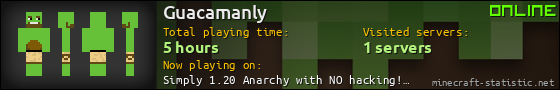 Guacamanly userbar 560x90