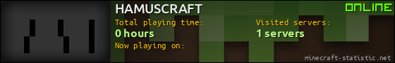 HAMUSCRAFT userbar 560x90