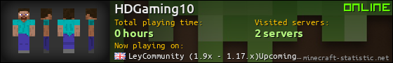 HDGaming10 userbar 560x90