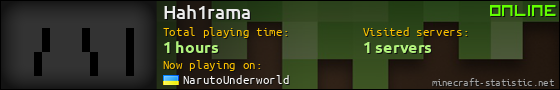 Hah1rama userbar 560x90