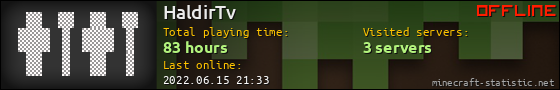 HaldirTv userbar 560x90