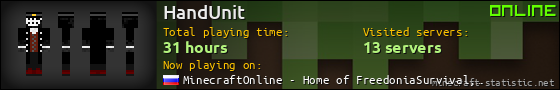 HandUnit userbar 560x90