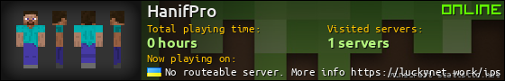 HanifPro userbar 560x90