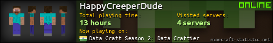 HappyCreeperDude userbar 560x90