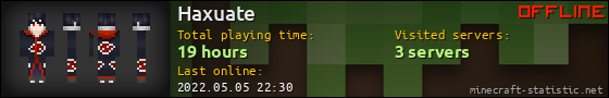 Haxuate userbar 560x90