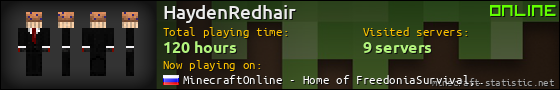 HaydenRedhair userbar 560x90