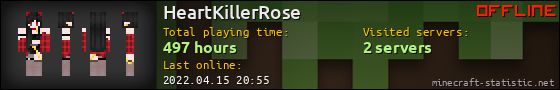 HeartKillerRose userbar 560x90