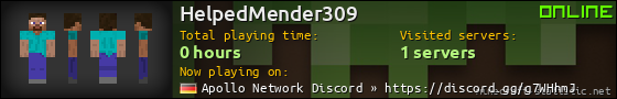 HelpedMender309 userbar 560x90