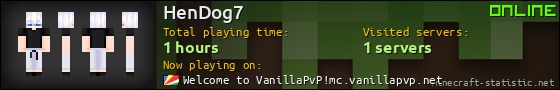 HenDog7 userbar 560x90