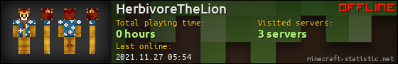 HerbivoreTheLion userbar 560x90