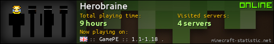 Herobraine userbar 560x90