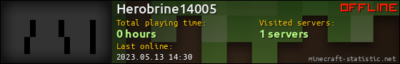 Herobrine14005 userbar 560x90