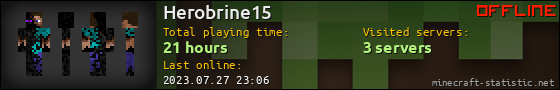 Herobrine15 userbar 560x90