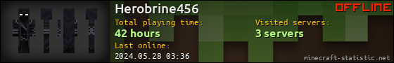 Herobrine456 userbar 560x90