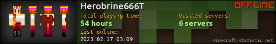 Herobrine666T userbar 560x90