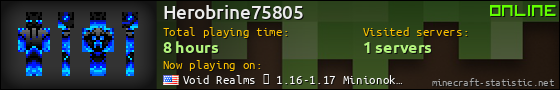 Herobrine75805 userbar 560x90