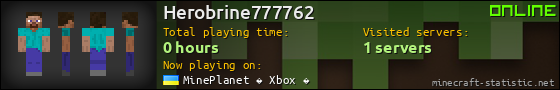 Herobrine777762 userbar 560x90