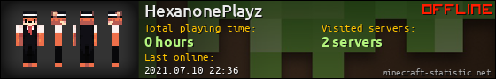 HexanonePlayz userbar 560x90