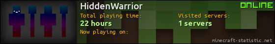 HiddenWarrior userbar 560x90