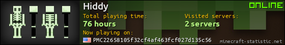 Hiddy userbar 560x90