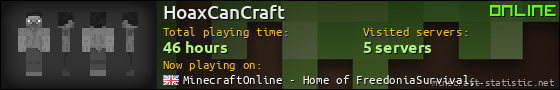 HoaxCanCraft userbar 560x90