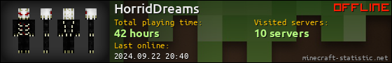 HorridDreams userbar 560x90