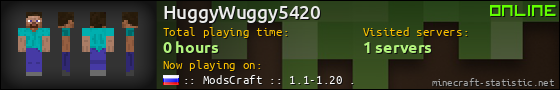 HuggyWuggy5420 userbar 560x90