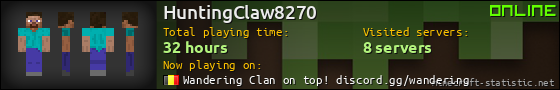 HuntingClaw8270 userbar 560x90