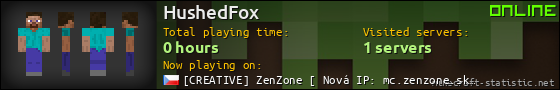 HushedFox userbar 560x90