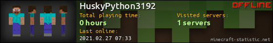 HuskyPython3192 userbar 560x90