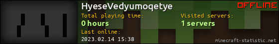 HyeseVedyumoqetye userbar 560x90