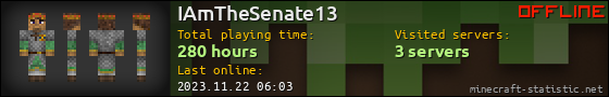 IAmTheSenate13 userbar 560x90