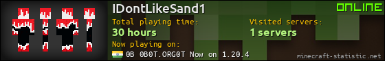 IDontLikeSand1 userbar 560x90