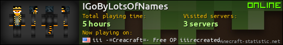 IGoByLotsOfNames userbar 560x90