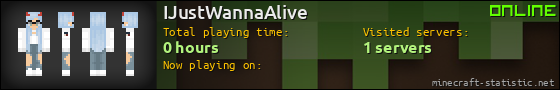 IJustWannaAlive userbar 560x90