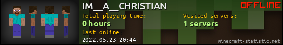 IM__A__CHRISTIAN userbar 560x90