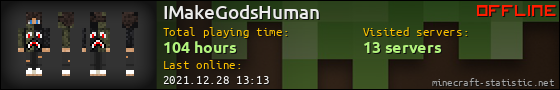 IMakeGodsHuman userbar 560x90