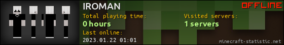 IROMAN userbar 560x90