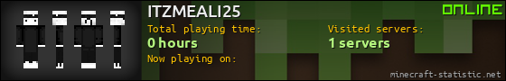 ITZMEALI25 userbar 560x90