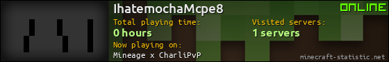 IhatemochaMcpe8 userbar 560x90