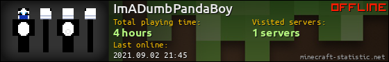 ImADumbPandaBoy userbar 560x90